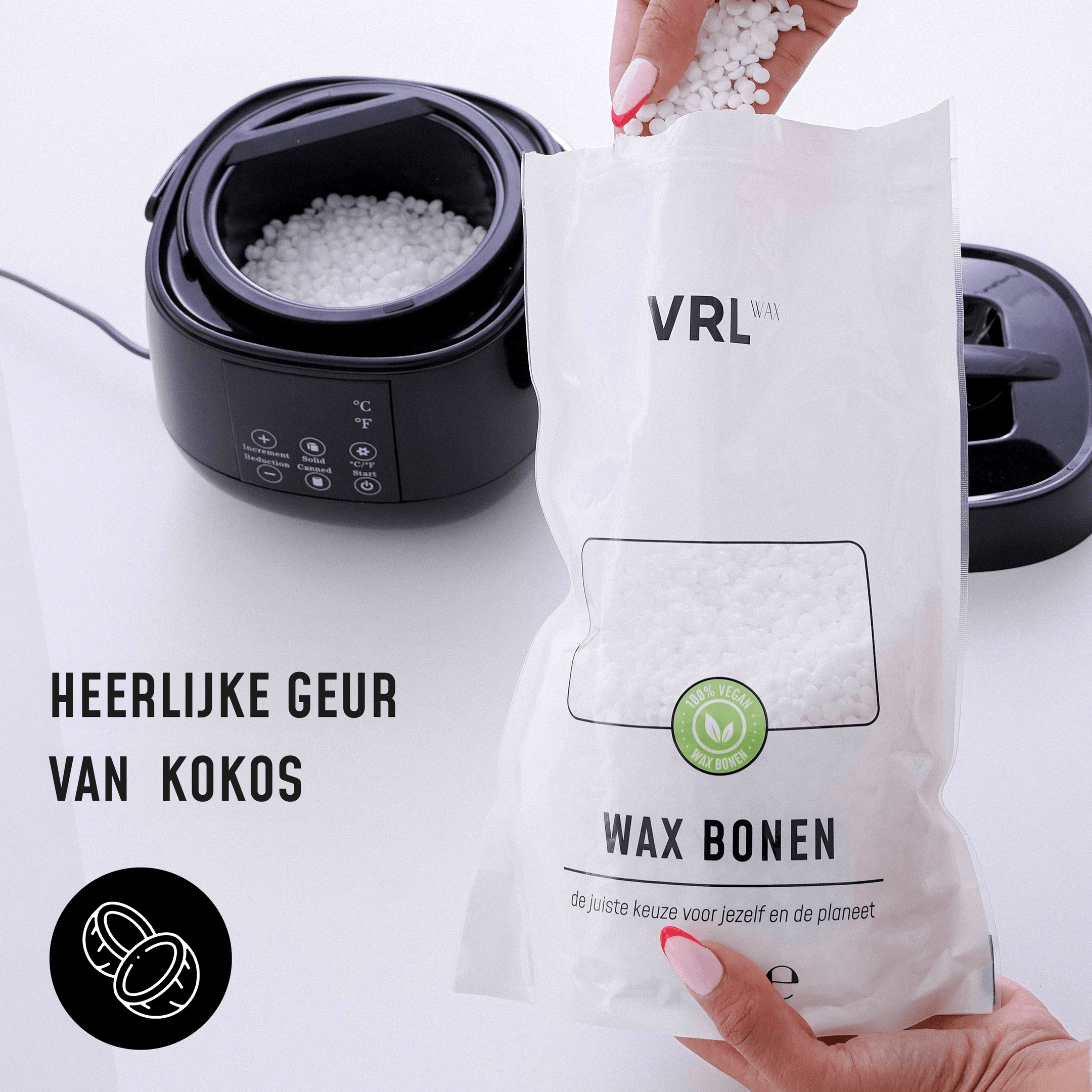 VRL Smart Wax Ontharingskit - Inclusief Kokos Wax Bonen