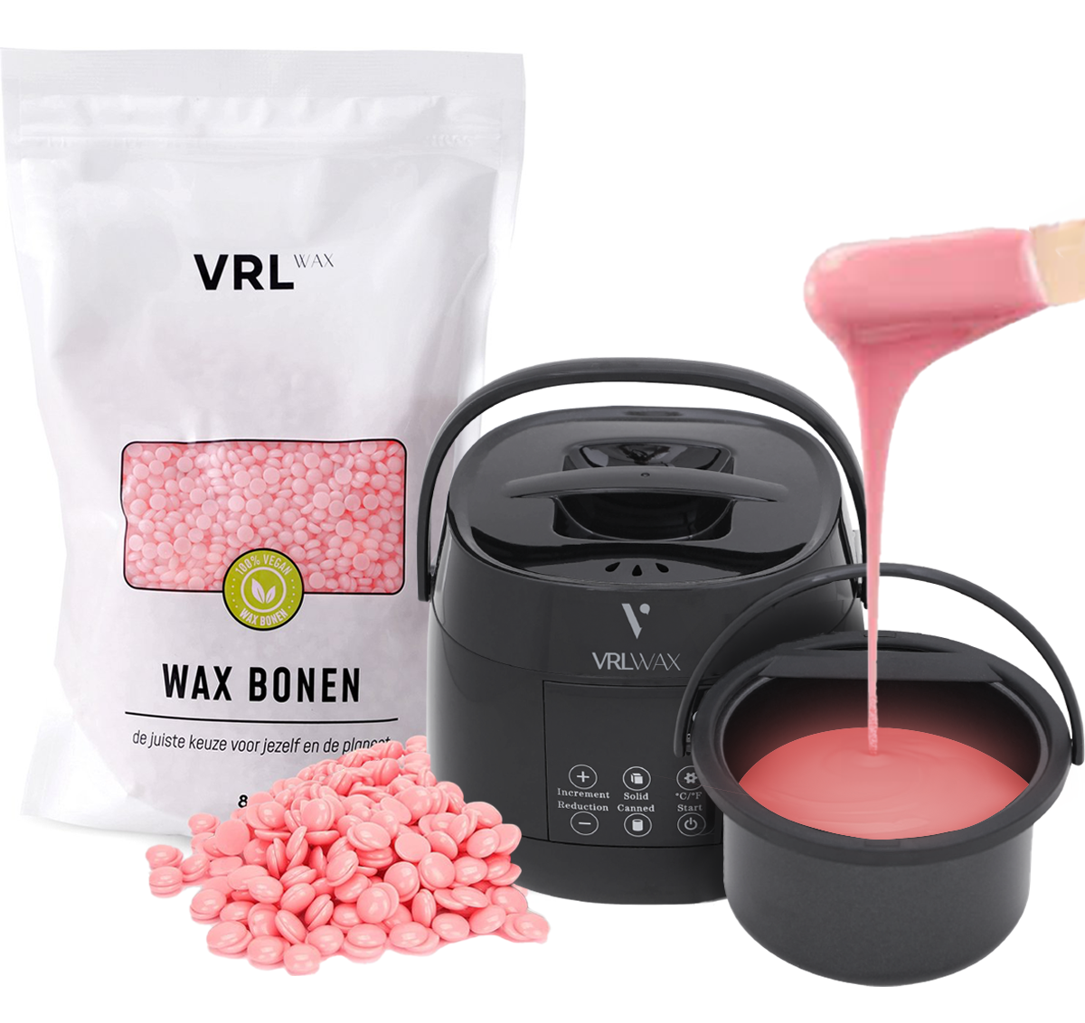 VRL Smart Wax Ontharingskit - Incl. Crystal Orange Wax Bonen