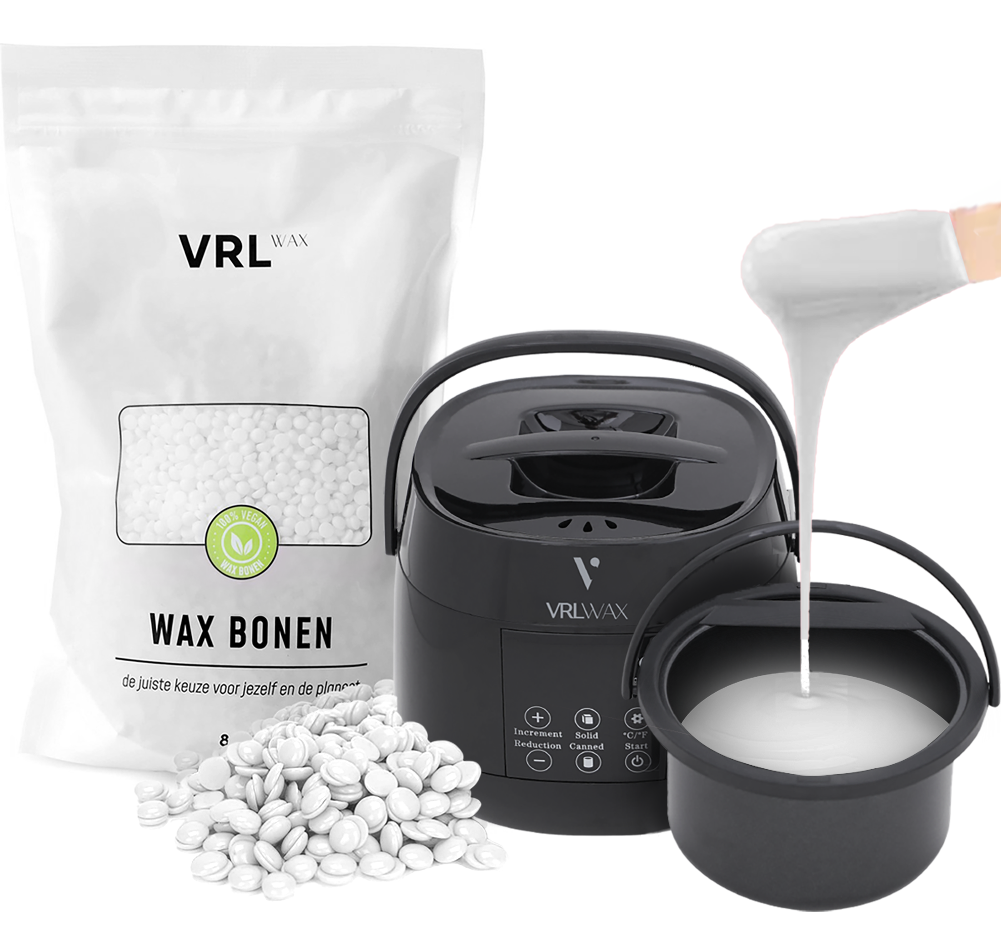 VRL Smart Wax Ontharingskit - Incl. Kokos Wax Bonen